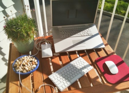 Office on the lanai